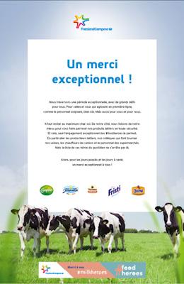 Un merci exceptionnel de FrieslandCampina